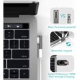 thumbnail image 2 of KOMI 100W USB C Magnetic Adapter, 20 Pin PD Fast Charge Magnetic Breakaway USB-C Right Angle Adapter for MacBook, Galaxy S24 Ultra, iPad Pro, Nintendo Switch, ROG Ally, Steam Deck, Gamepad(1 Pack), 2 of 5