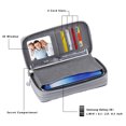 thumbnail image 4 of Womens Double Zipper Wallet Clutch Purse Cellphone Long Wallet with Removable Wristlet, 4 of 6