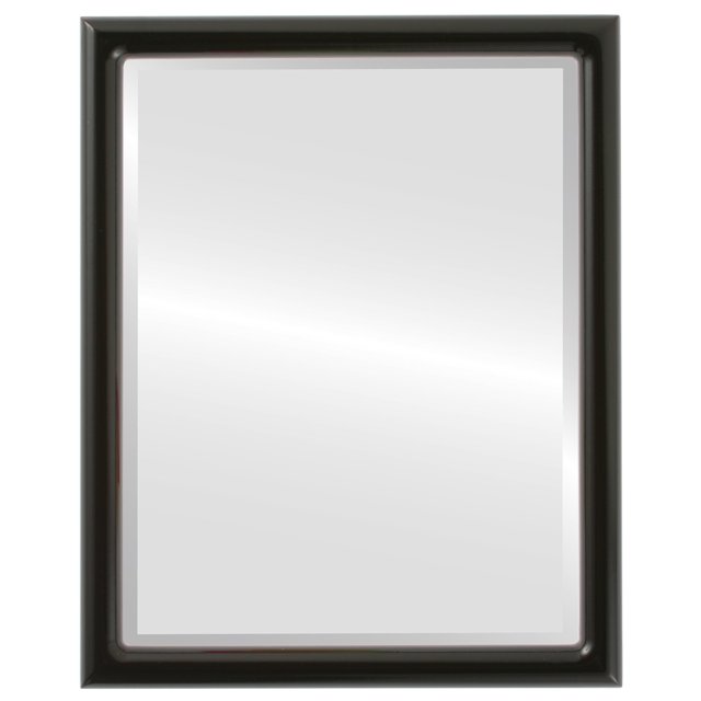 Pasadena Framed Mirror - Gloss Black