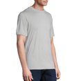 thumbnail image 2 of Hanes Cool DRI TAGLESS Men`s T-Shirt, S, Oxford Gray, 2 of 3