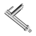 thumbnail image 3 of SHISUYAN Stainless Steel Faucet Single Cold Basin Faucet Bathroom Metal Faucet Kitchen Faucet (Style 2), 3 of 8