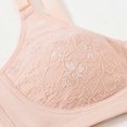 thumbnail image 4 of Bigersell Front Closure Sports Bras for Women Front Closure Bras for Older Women Cotton Bras Ladies Senior Bras for Women Front Closure Comfortable Bras for Older Women R-10-Beige 90B, 4 of 8