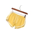 thumbnail image 3 of Yanlir 3PCS Active Shorts for Womens Summer Casual Shorts Quick Dry Running Sports Yoga Shorts Workout Stretchy Workout Shorts with Drawstring(Yellow#2,2XL), 3 of 8