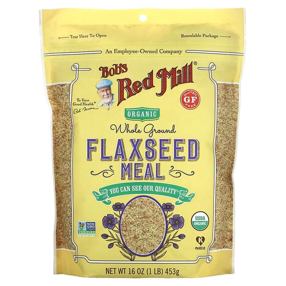 Bobs Red Mill Flaxseed Meal Org, Case of 4 X 16 Oz
