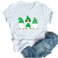 thumbnail image 1 of Pompotops T-Shirt Décontracté pour Femmes Imprimé Fête de la Saint-Patrick à Manches Courtes, 1 of 7
