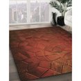 thumbnail image 3 of Ahgly Tapis d'Intérieur Lavable en Machine Carré Acajou Brun, 3 Pieds Carré, 3 of 7