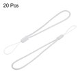 thumbnail image 3 of Unique Bargains 18cm Portable Item Nylon Cord Lanyards Hand Wrist Strap String White 20 Pack, 3 of 6