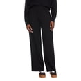 thumbnail image 1 of Pantalon à jambe large en tricot doux George pour femmes, 1 of 6