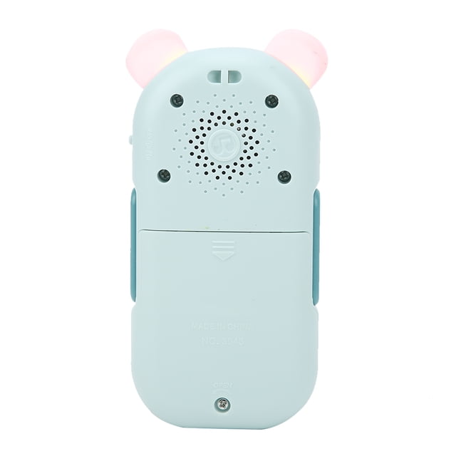 Cute Cartoon Style Baby Phone Toy with Soft Silicone Teether, Adaptable Volume, Light and Music, Suitable for 6+ Months