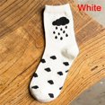 thumbnail image 1 of Chaussettes Douces Automne Hiver pour Femmes Filles Imprimé Œuf Nuage Chien Patte Élastique, 1 of 9