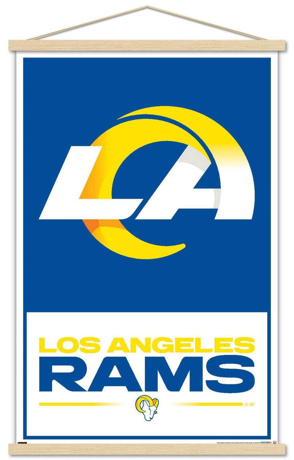 NFL Los Angeles Rams - Logo 21 Wall Poster