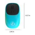 thumbnail image 3 of COFEST Wireless Mouse 2.4G Noiseless Mouse with USB Receiver Portable Computer Mice for Desktop Computer Laptop Blue, 3 of 5