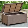 thumbnail image 2 of International Caravan Barcelona Patio Storage Bench in Antique Brown, 2 of 2