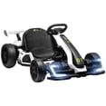 thumbnail image 1 of Aosom Kart Électrique 24V, Kart de Dérive pour Enfants avec Siège Réglable, Blanc, 1 of 10
