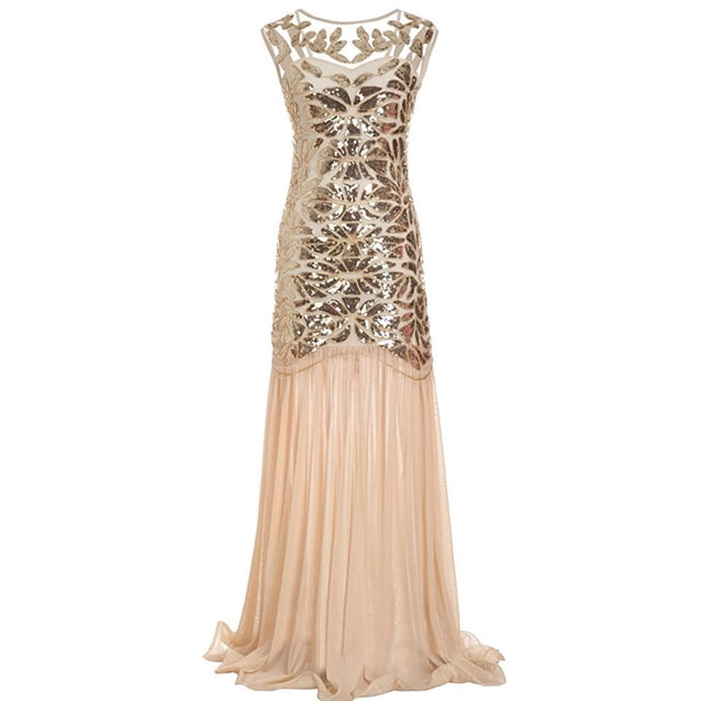 SMihono Robe Maxi Bohème d'Été pour Femmes Grande Taille Mode Robe Longue Maxi Sans Manches à Col en V à Paillettes pour Soirée, Bal de Promo, Plage, Évasée