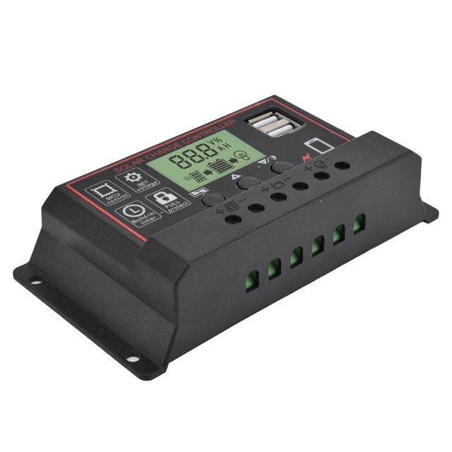 Contrôleur de Charge Intelligent, Régulateur de Charge PWM Régulateur de Charge Solaire pour la Maison pour le Commerce pour l'Industrie