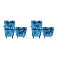 thumbnail image 2 of ZheElen Sac de Courses Pliable avec Roues Pratique et Durable Large Application Sac de Courses Multifonction Sacs de Courses Orchidée Noble 2Set, 2 of 6