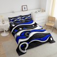 thumbnail image 4 of Erosebridal Geometric Circle Comforter Sets,Stripes Lines Comforters & Duvets,Super Cozy Reversible Bedding Comforter Set,Abstract Decoration,2pcs, 4 of 8