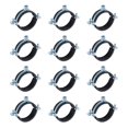 thumbnail image 1 of 12 Pack Split Ring Pipe Hanger, 63mm/2.5inch Adjustable Pipe Bracket Clamp, 1 of 6