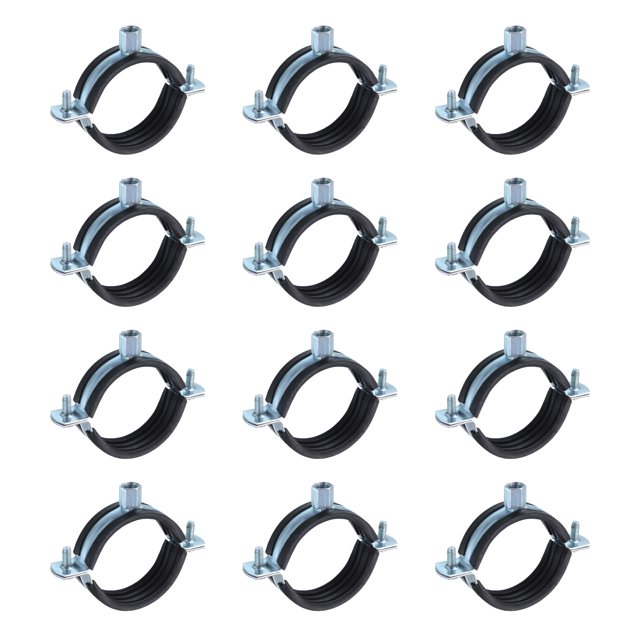 12 Pack Split Ring Pipe Hanger, 63mm/2.5inch Adjustable Pipe Bracket Clamp