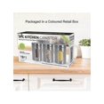 thumbnail image 5 of 3 Piece Kitchen Canister Set Silver, 5 of 5