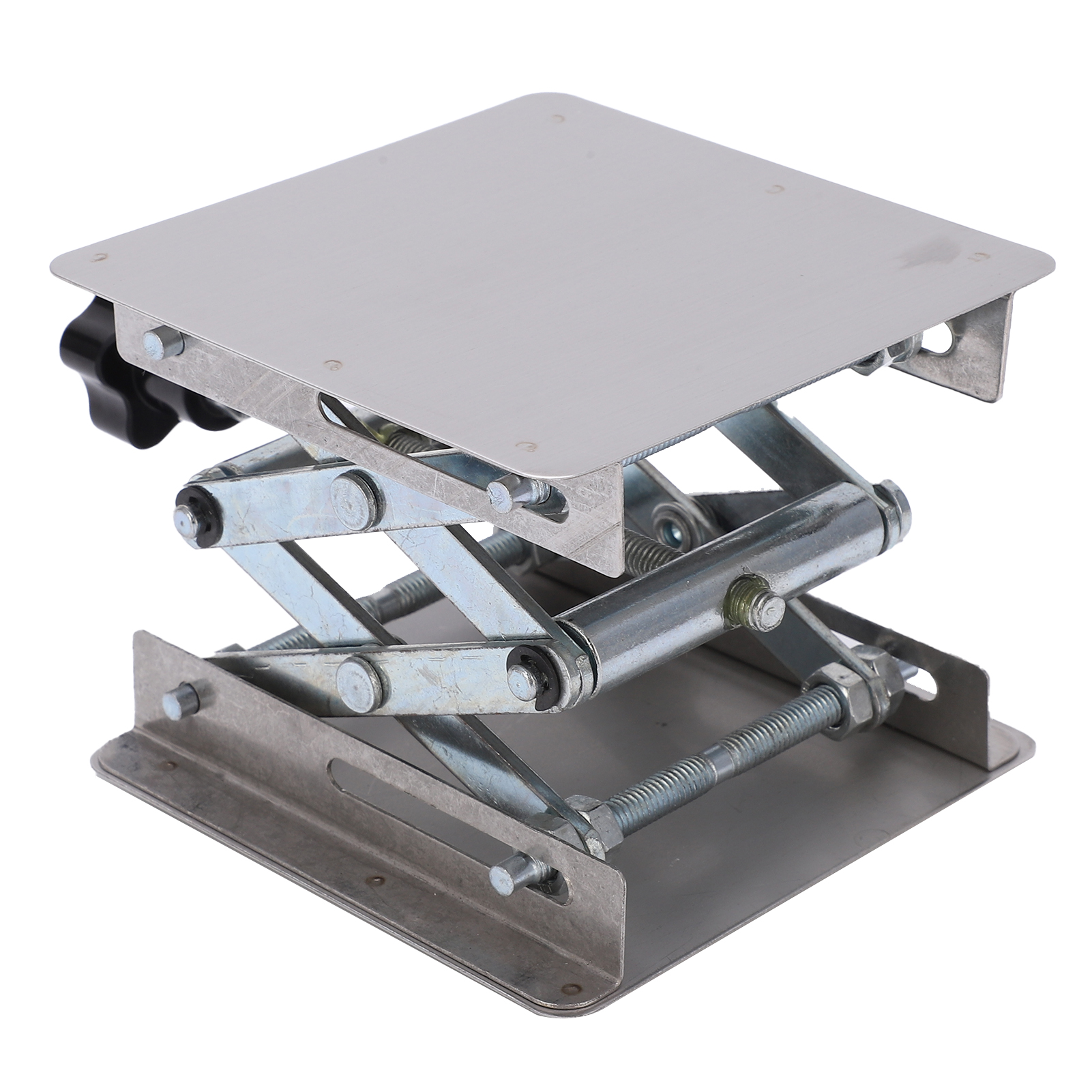 LAFGUR Plateforme de Levage en Acier Inoxydable, Table de Levage en Acier Inoxydable, Petite Plateforme de Levage Manuelle Miniature pour Voitures RC