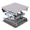 thumbnail image 1 of LAFGUR Plateforme de Levage en Acier Inoxydable, Table de Levage en Acier Inoxydable, Petite Plateforme de Levage Manuelle Miniature pour Voitures RC, 1 of 8