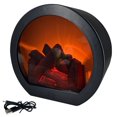 thumbnail image 1 of PENGXIANG Lanterne de Foyer avec Interrupteur Tactile, Lanterne de Foyer à DEL, Lanterne de Foyer Simulée en Forme de Bûche, Lampe de Feu Alimentée par USB et Batterie, 1 of 9