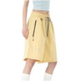 thumbnail image 4 of TMOYZQ Shorts de Randonnée pour Femmes Légers à Séchage Rapide Shorts de Golf Résistants à l'Eau avec Poches à Fermeture Éclair, 4 of 5