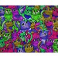 thumbnail image 4 of oneOone Polyester Lycra Multicolor Fabric Cat Sewing Craft Projects Fabric Prints By Yard 56 Inch Wide, 4 of 4