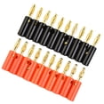 thumbnail image 3 of High Quality 4mm Banana Plug Male Connector Gold Audio Speaker Wire Cables, 3 of 11