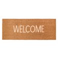 thumbnail image 1 of Tapis de Porte en Fibre de Coco Gaufrée Bienvenue 18"X46 Pouces, 1 of 3