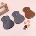 thumbnail image 3 of Guitar Pick Holder 18 Slots Guitar Shaped PU Leather Custom Name for Guitar Lovers Picks Storage, 3 of 3