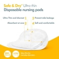 thumbnail image 4 of Medela Safe & Dry Ultra Thin Disposable Nursing Pads, 4 of 7