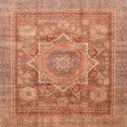 thumbnail image 1 of Ahgly Company Tapis d'Intérieur Carrés Abstraits Rouges Abstraits pour Aire, 5 Pieds Carré, 1 of 6