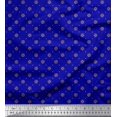 thumbnail image 1 of Soimoi Cotton Duck Fabric Dot & Floral Small Print Fabric by Yard 42 Inch Wide, 1 of 3