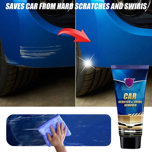 Heliisoer Crème de Polissage pour Réparation de Rayures de Voiture, Dissolvant de Tourbillons, Dissolvant de Rayures de Peinture