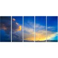 thumbnail image 2 of Ciel de Coucher de Soleil Dramatique avec Orage - Impression sur Toile Photo de Plage, 2 of 3