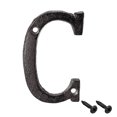 thumbnail image 1 of Unique Bargains 3 Inch Cast Iron House Letter Mailbox Address Sign Letter C, 1 of 5