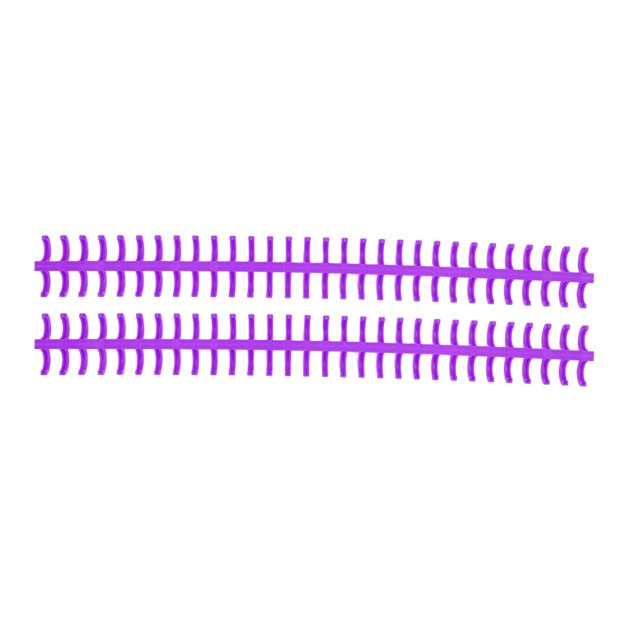 Loose Leaf Binding Spine Binding Comb Paper Binding Tool Plastic Binding Spine 10 Pcs Loose Leaf Binding Spine 30 Hole Cuttable Wear Resistant PP Plastic 10mm Binding Comb For