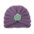 thumbnail image 2 of Autumn Winter Baby Boys Girls Flowers Knitted Windproof Warmth Ear Protection Children Hat, 2 of 8