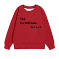 thumbnail image 4 of Chandail à Enfiler pour Bébé Rabais Chandail pour Enfants T-Shirt à Manches Longues Imprimé T-Shirt Imprimé Col Rond Hauts Courts Convenant aux Garçons et aux Filles de 1 à 12 Ans T-Shirts Chandail pour Bébé Garçon Rouge 11T, 4 of 4