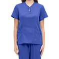 thumbnail image 4 of Milaget Ensemble d'Uniforme pour Femmes Uniforme d'Infirmière Durable Col en V Lavable en Machine Respirant m, 4 of 5