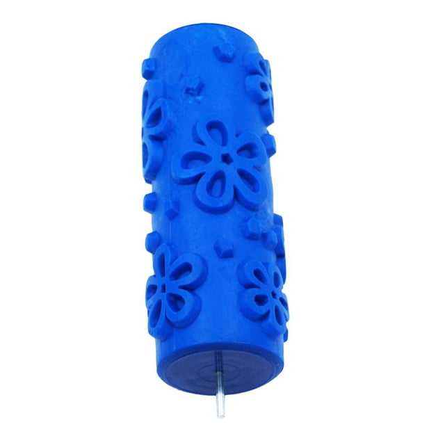 GUOOL 5'' Embossed Pattern Wall Painting Roller Home Decor Paint Brush Tool DIY #4 4