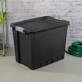 thumbnail image 4 of Sterilite 27 Gal Rugged Industrial Stackable Storage Tote with Lid, 16 Pack, 4 of 11