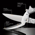 thumbnail image 4 of axGear Ciseaux de Cuisine Cisailles Robustes Ultra Tranchantes en Acier Inoxydable Coupe Multifonction, 4 of 8
