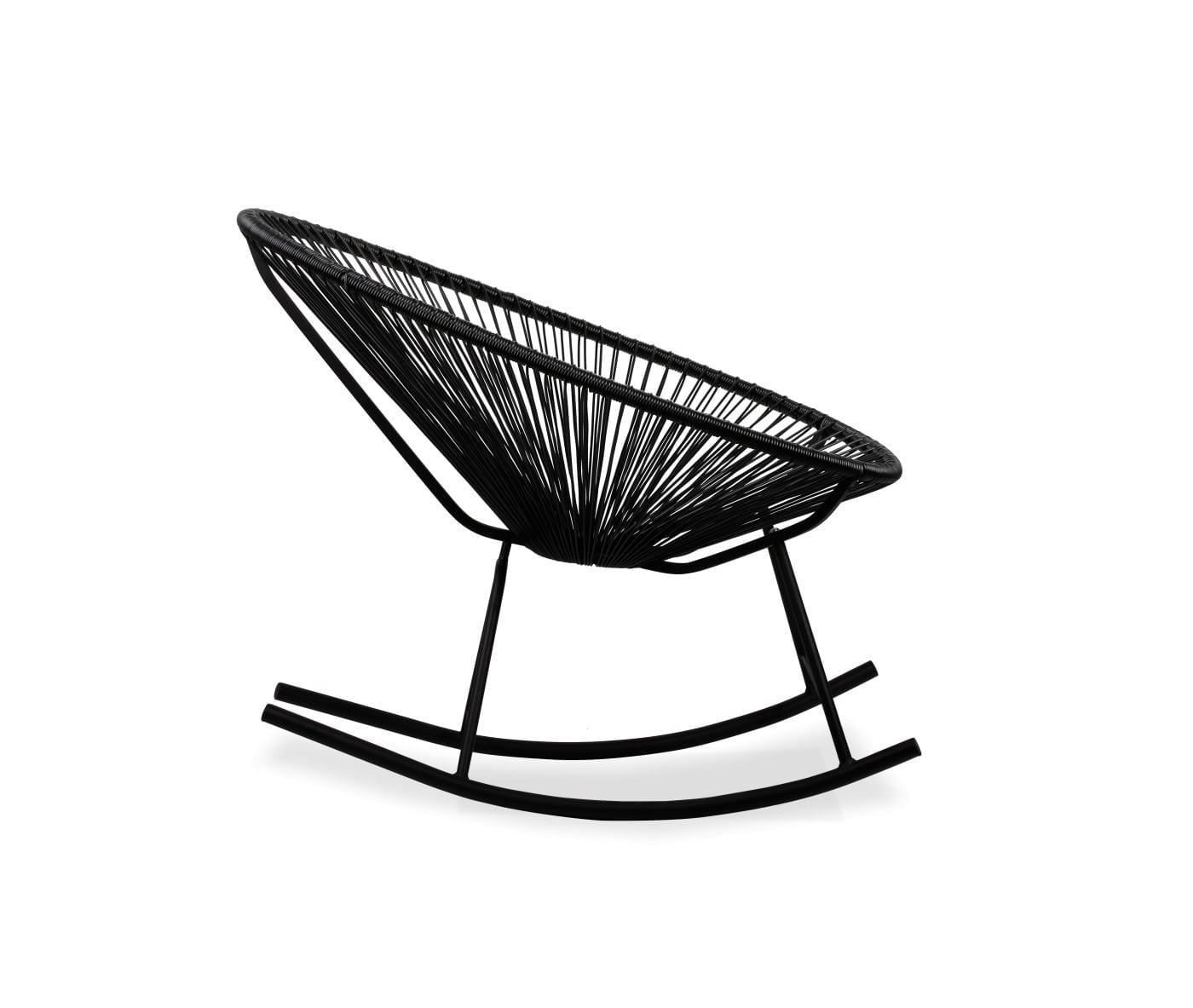 Chaise longue à bascule Costa, chaise longue en fil métallique, chaise longue en plastique, chaise longue de plage, chaise longue intérieure-extérieure, chaise longue de patio, chaise longue ovale