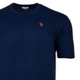 thumbnail image 3 of U.S. POLO ASSN. T-shirt pour Homme – jersey Cardé, Col Rond, logo Brodé, Coton Bleu Foncé, 3 of 3