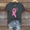 thumbnail image 1 of Blouses pour Femmes, Mode Féminine Imprimé Manches Courtes Blouse Drôle Col Rond T-Shirt Tops, 1 of 4