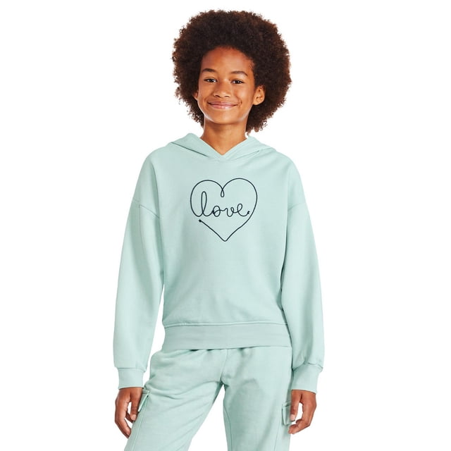 Haut à capuchon avec imprimé graphique George pour filles